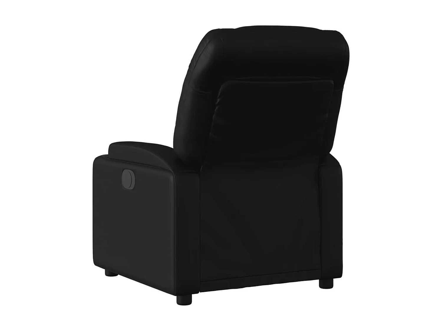 Fauteuil inclinable électrique Noir Similicuir