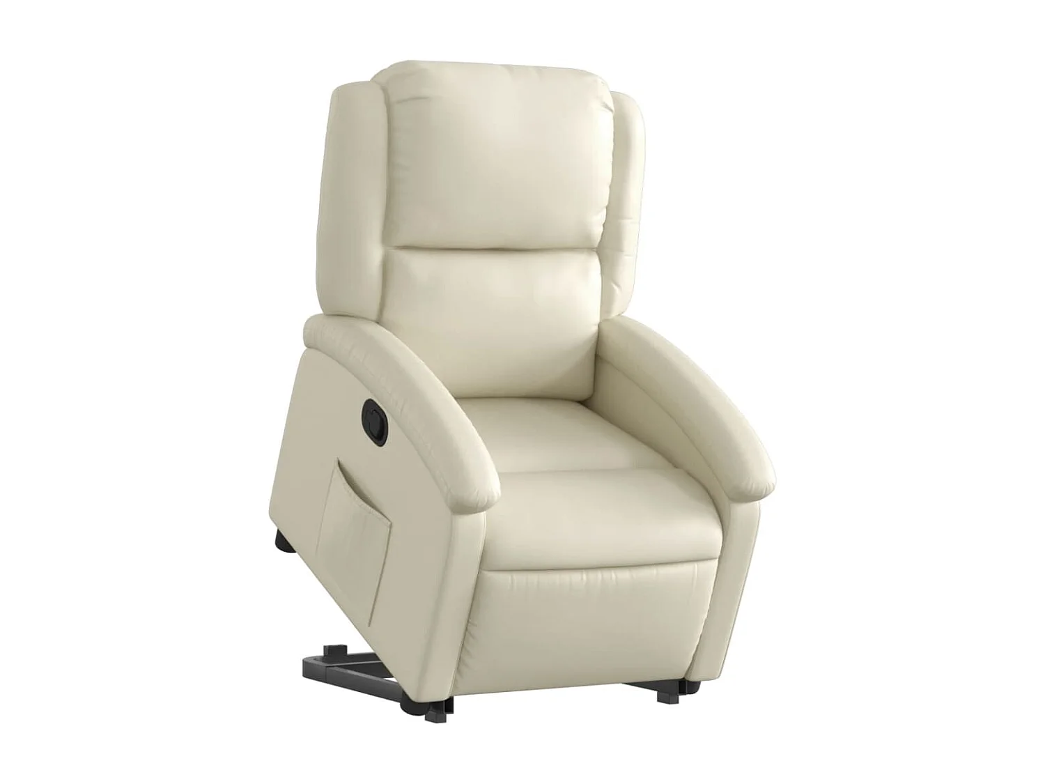 Fauteuil inclinable Crème Similicuir