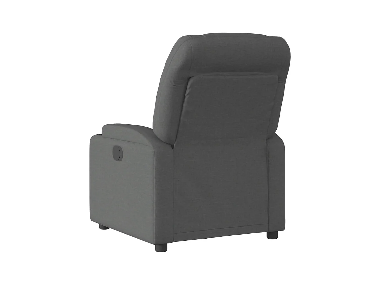 Fauteuil inclinable électrique Gris foncé Tissu