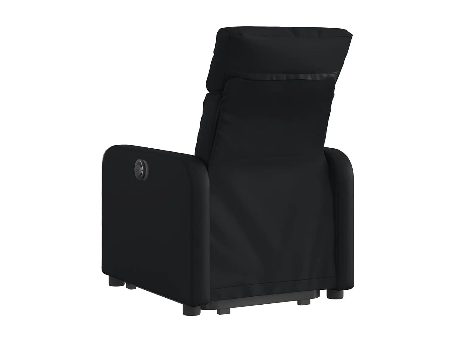 Fauteuil inclinable électrique noir similicuir