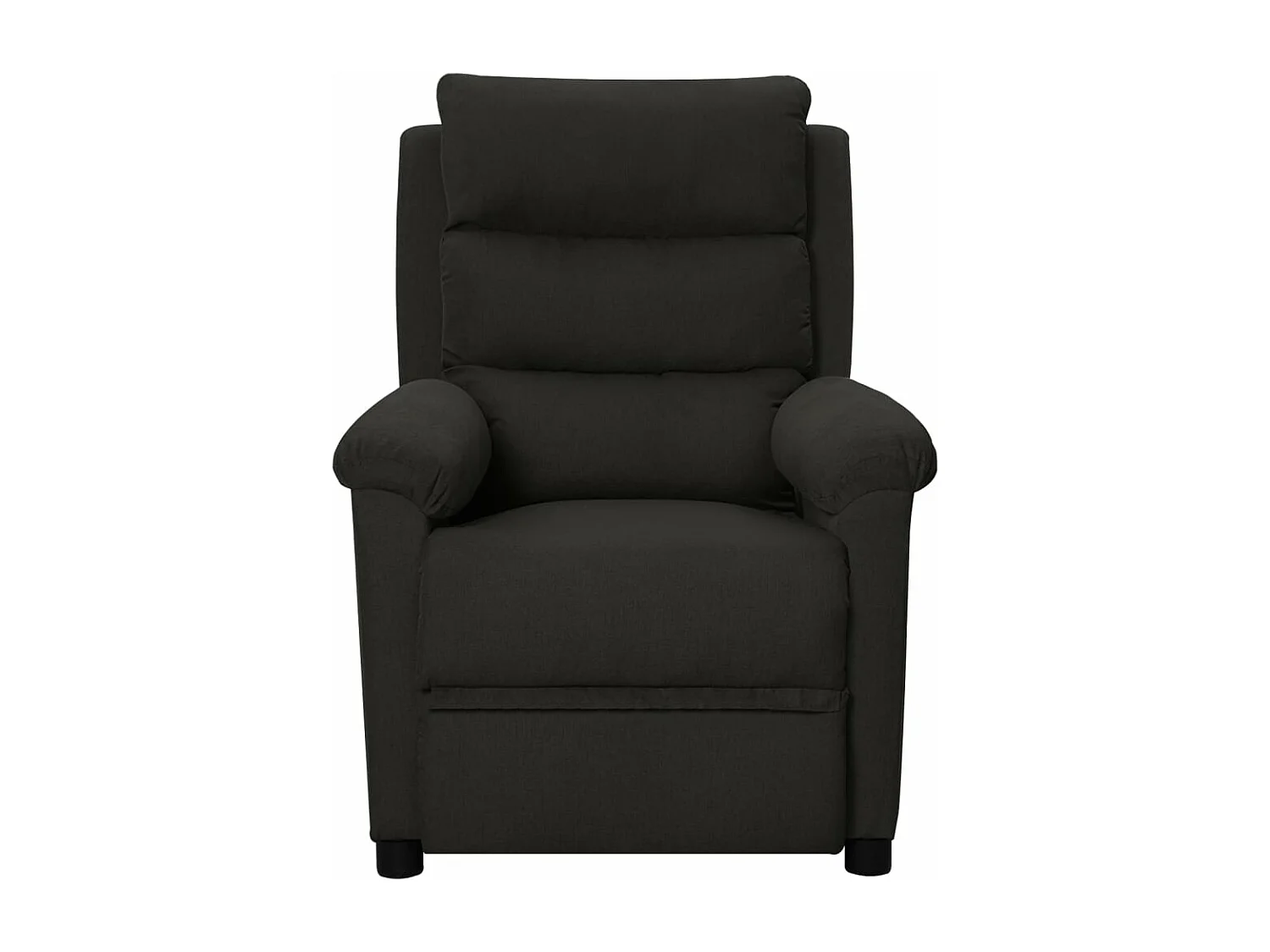 Fauteuil inclinable Noir Tissu