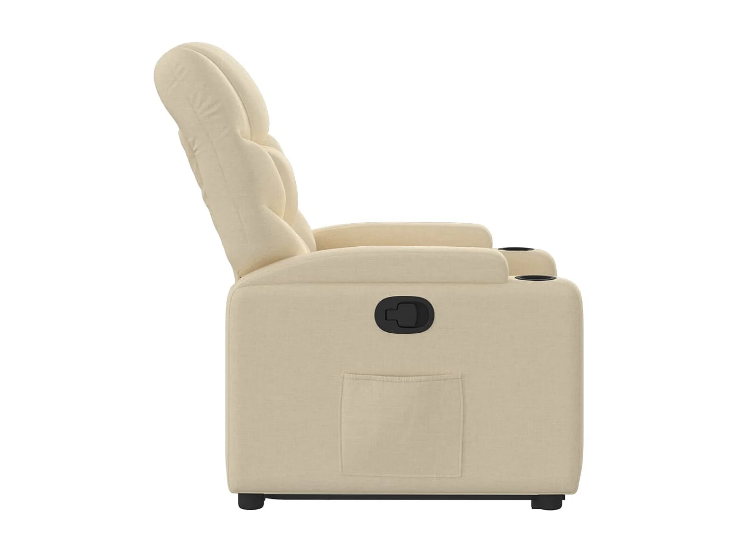 Fauteuil inclinable Crème Tissu