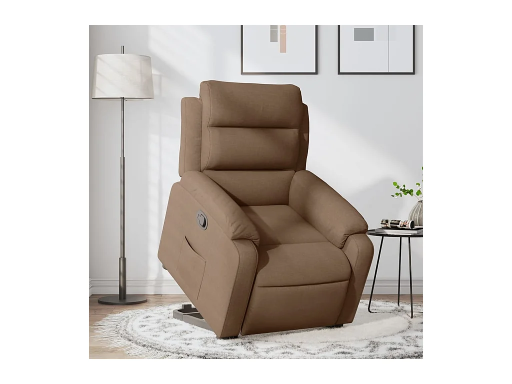 Fauteuil inclinable Marron Tissu