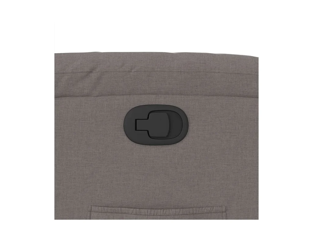 Fauteuil inclinable Taupe Tissu