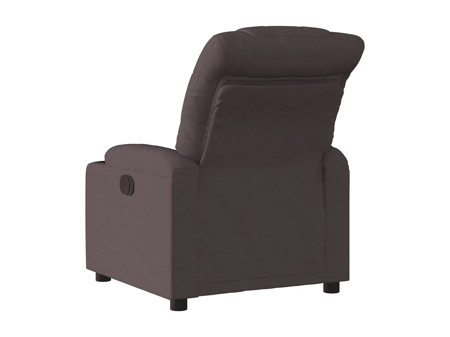 Fauteuil inclinable Marron foncé Tissu