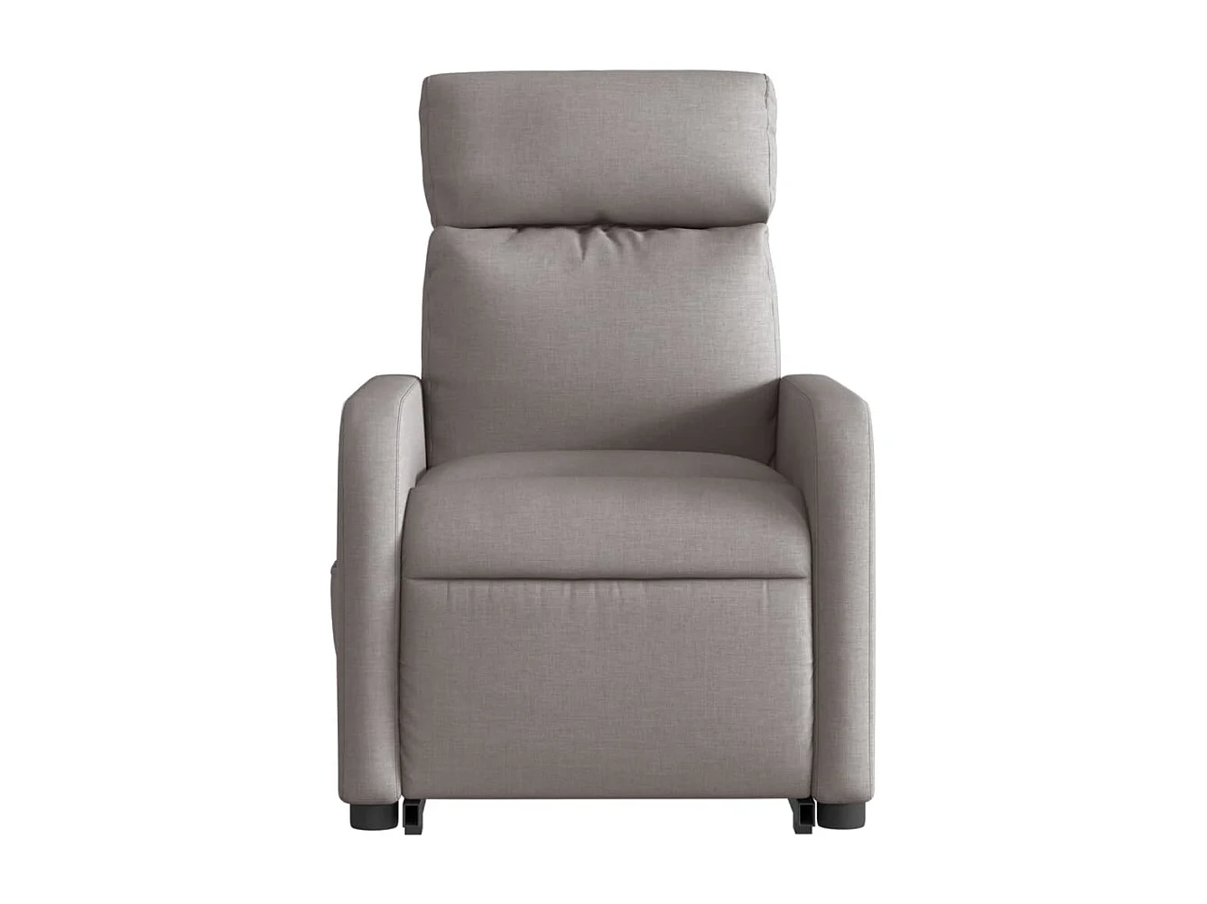 Fauteuil inclinable taupe tissu