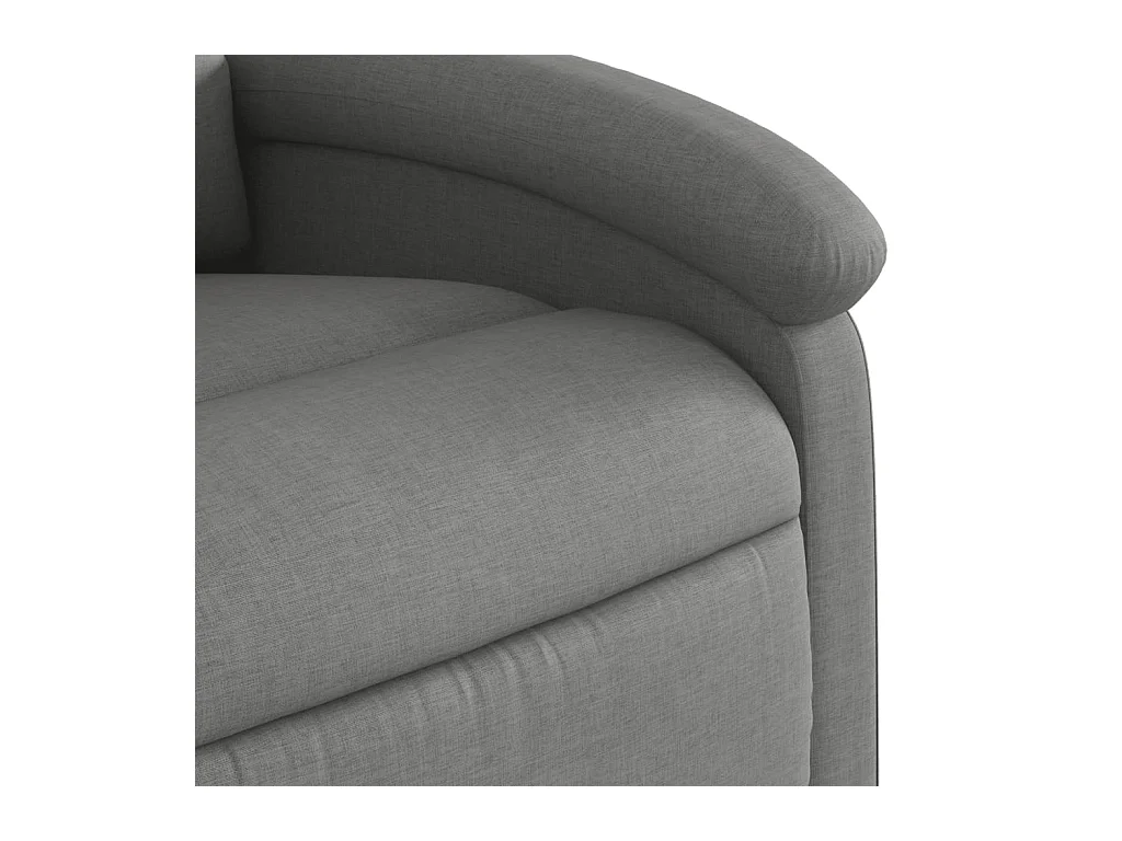 Fauteuil inclinable Gris foncé Tissu