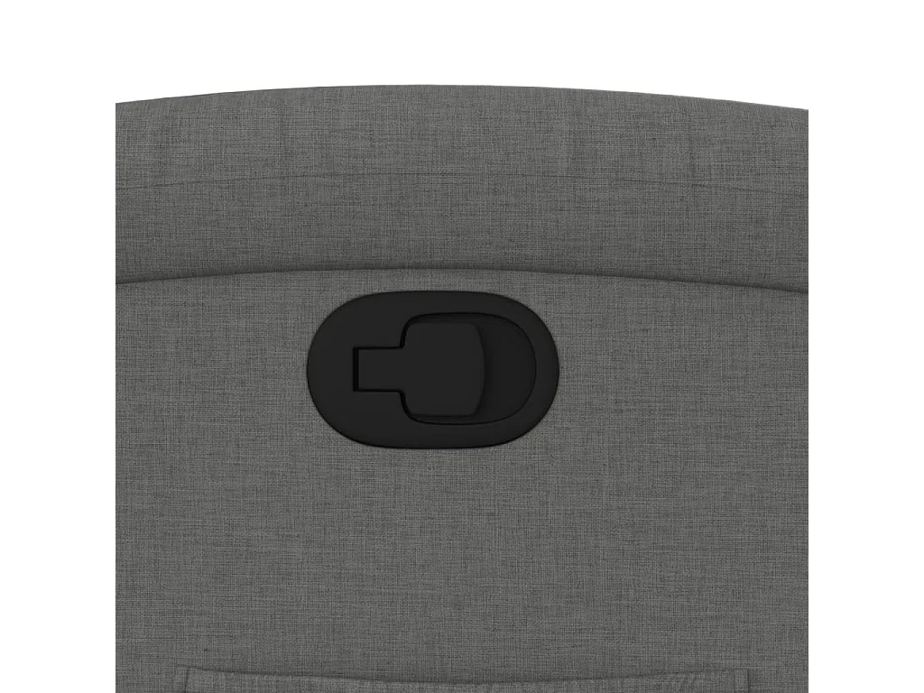 Fauteuil inclinable Gris foncé Tissu
