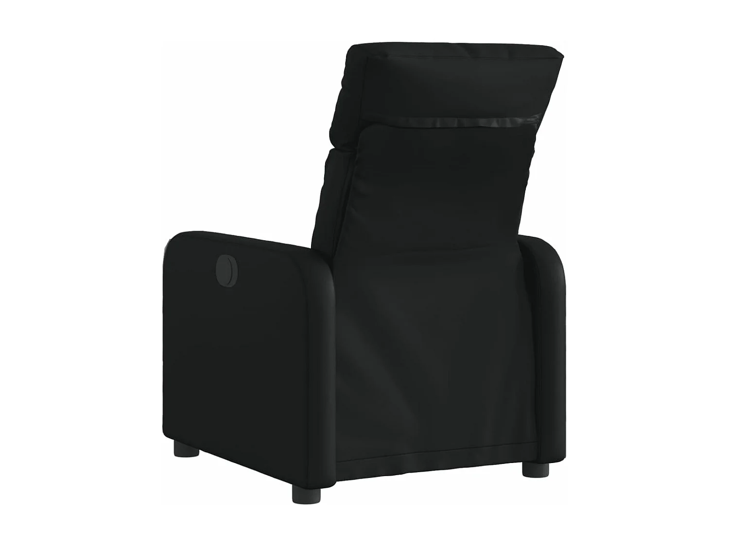 Fauteuil inclinable électrique Noir Similicuir