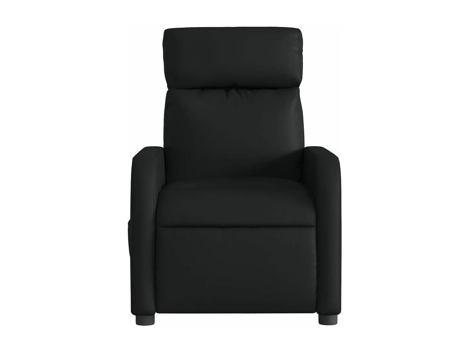 Fauteuil inclinable électrique Noir Similicuir