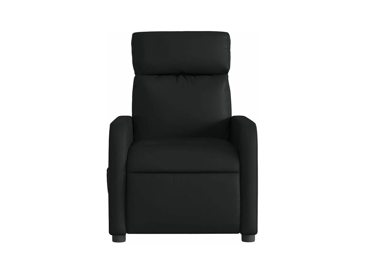 Fauteuil inclinable électrique Noir Similicuir