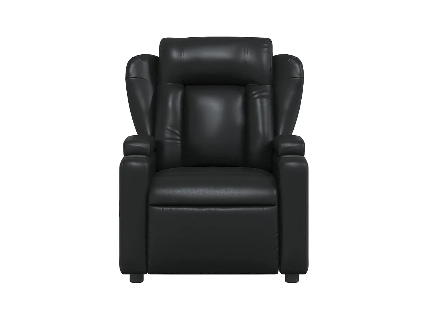 Fauteuil inclinable Noir Similicuir