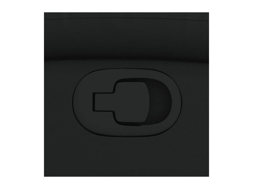 Fauteuil inclinable Noir Similicuir