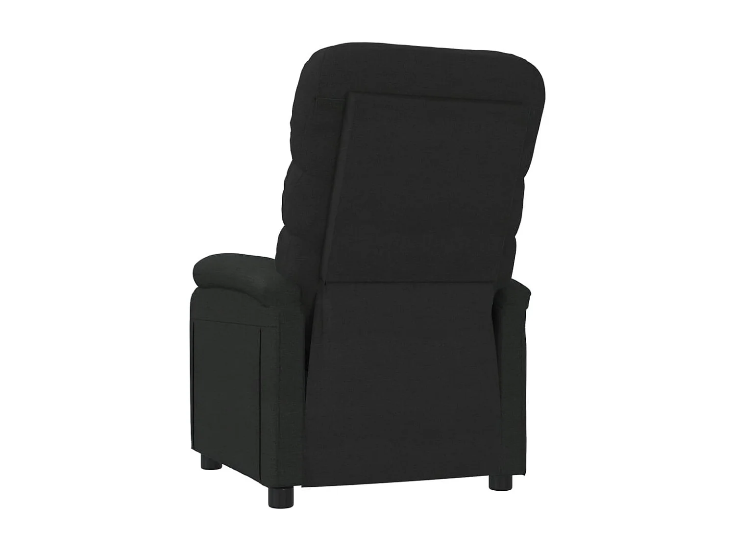 Fauteuil inclinable Noir Tissu