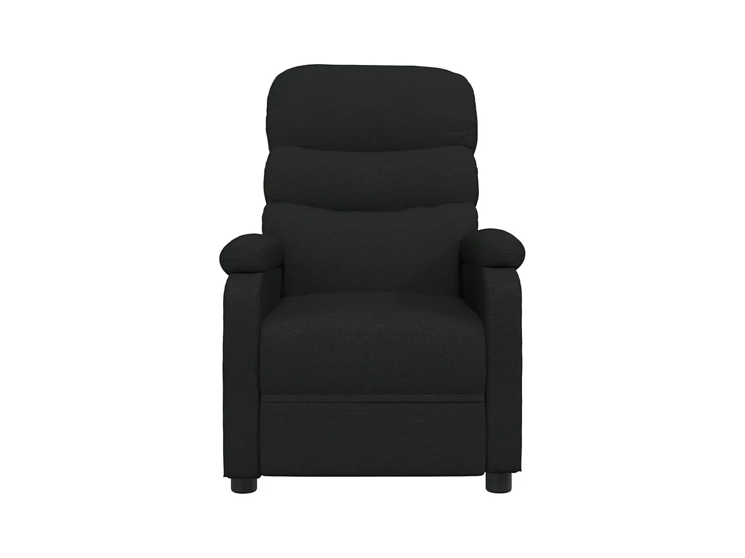 Fauteuil inclinable Noir Tissu