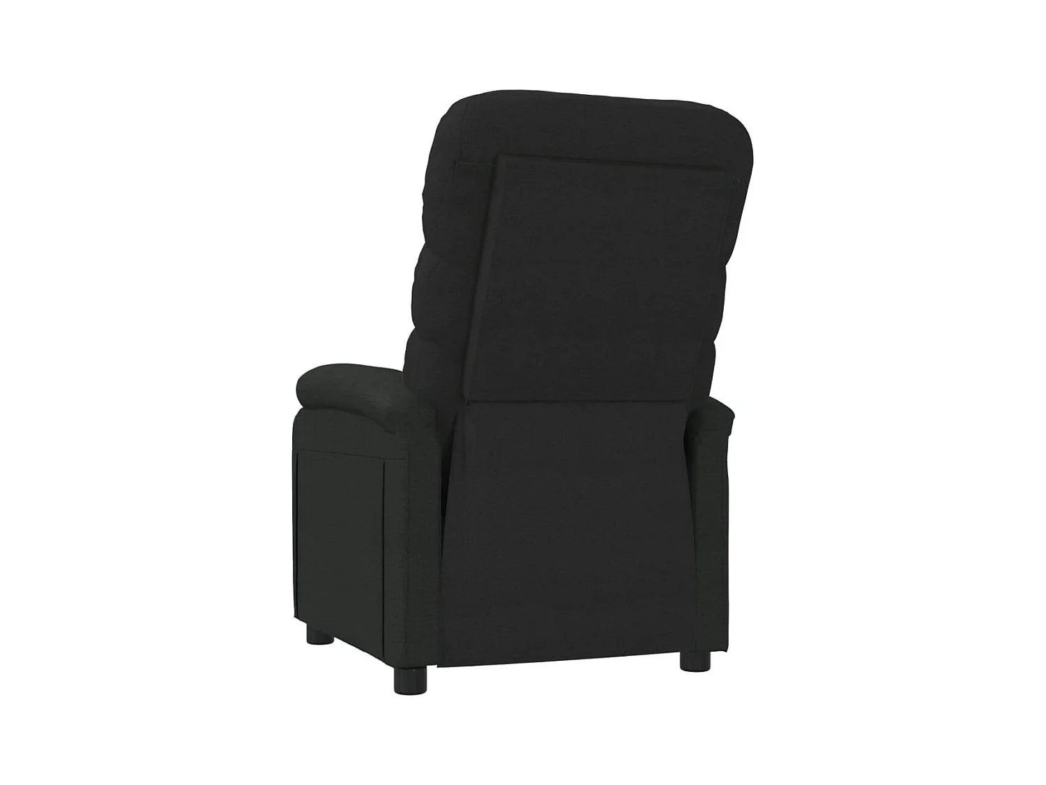 Fauteuil inclinable Noir Tissu