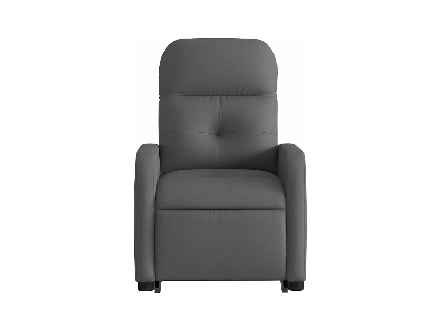 Fauteuil inclinable Gris foncé Tissu