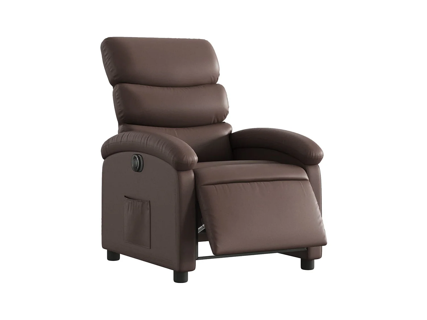 Fauteuil inclinable électrique Marron Similicuir
