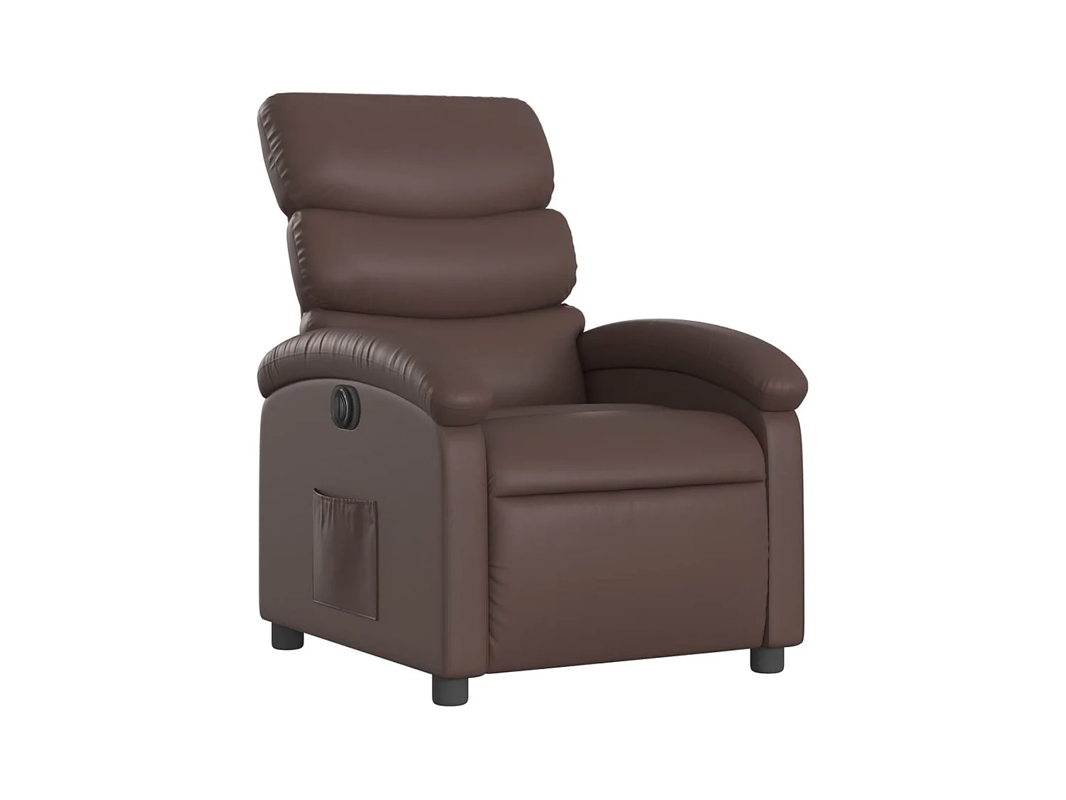 Fauteuil inclinable électrique Marron Similicuir