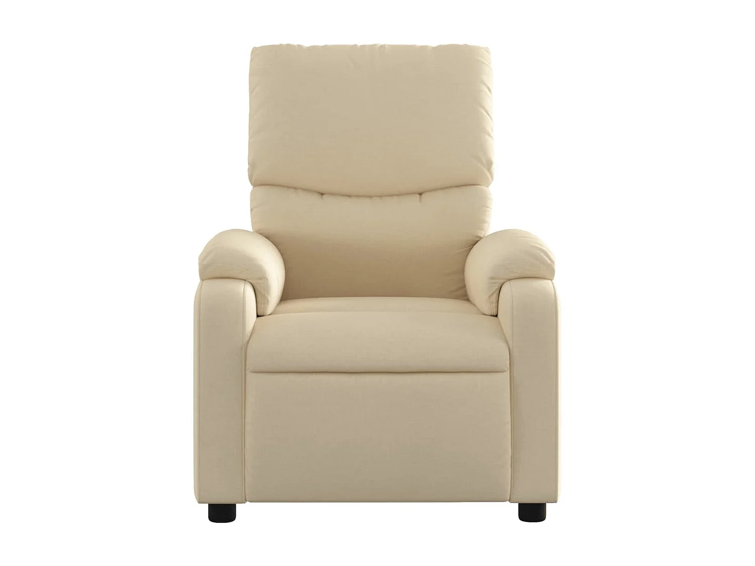 Fauteuil inclinable Crème Tissu