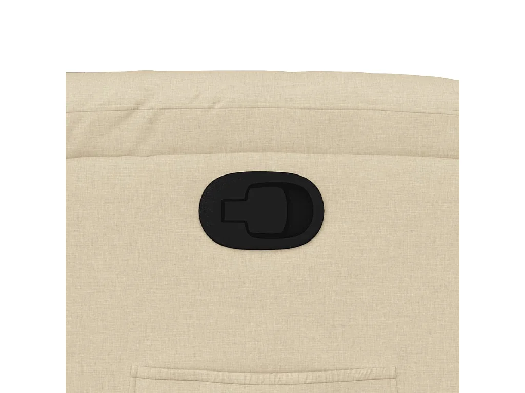 Fauteuil inclinable Crème Tissu