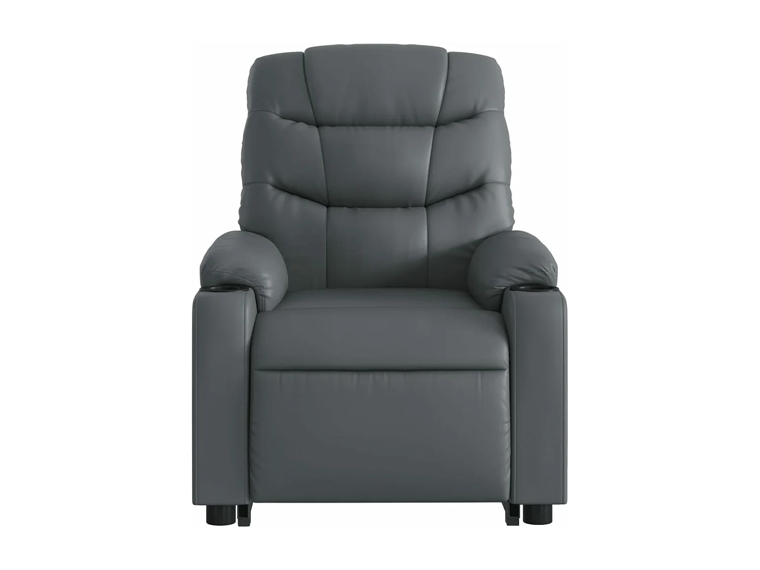 Fauteuil inclinable électrique gris similicuir