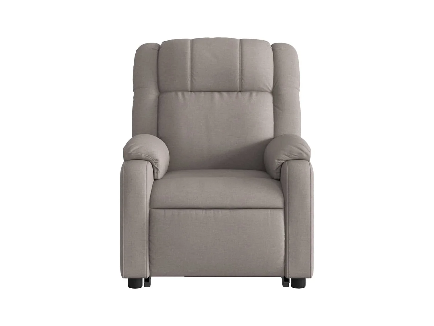 Fauteuil inclinable électrique taupe tissu
