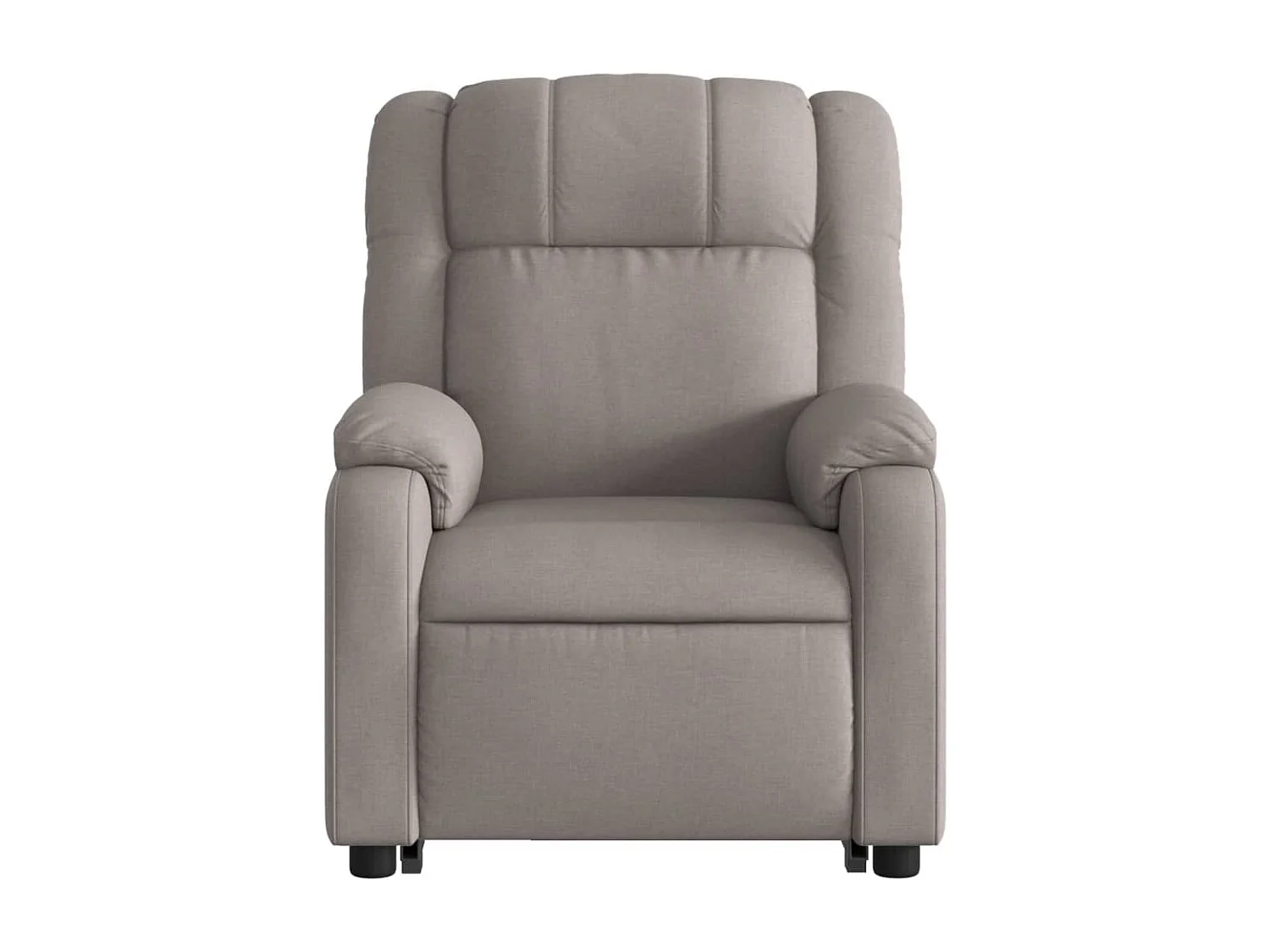 Fauteuil inclinable électrique taupe tissu