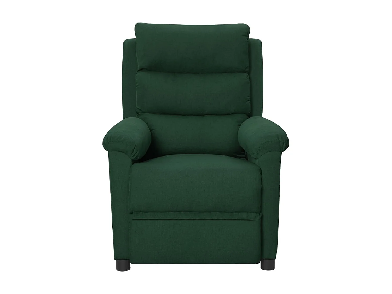 Fauteuil inclinable électrique Vert foncé Tissu