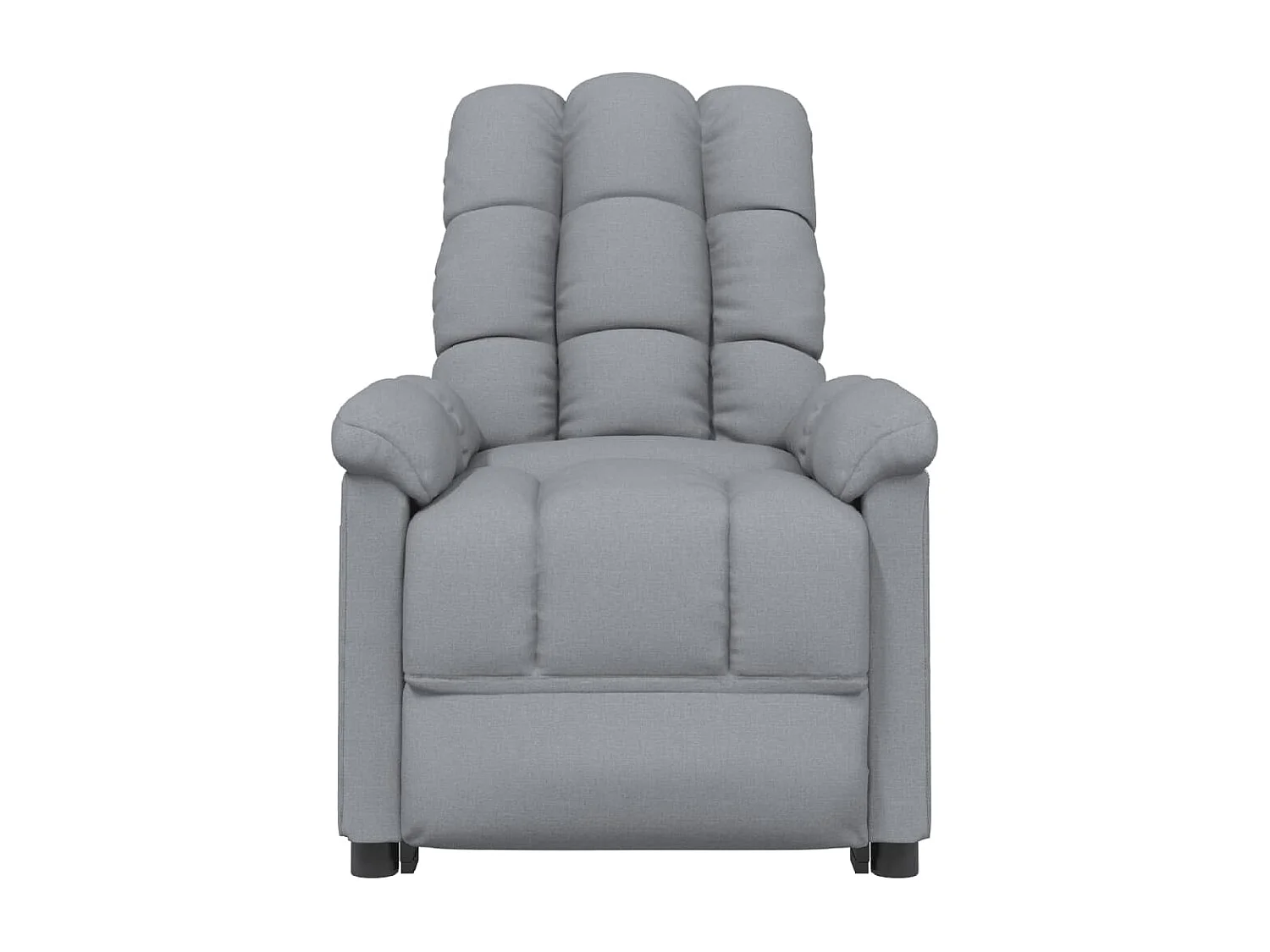 Fauteuil inclinable Gris clair Tissu