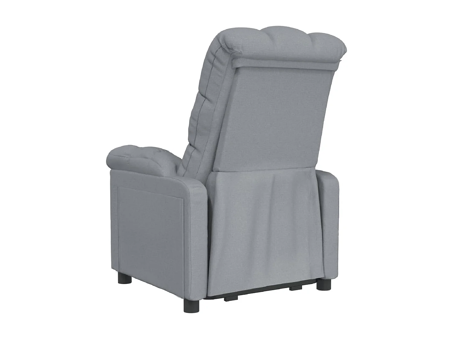 Fauteuil inclinable Gris clair Tissu