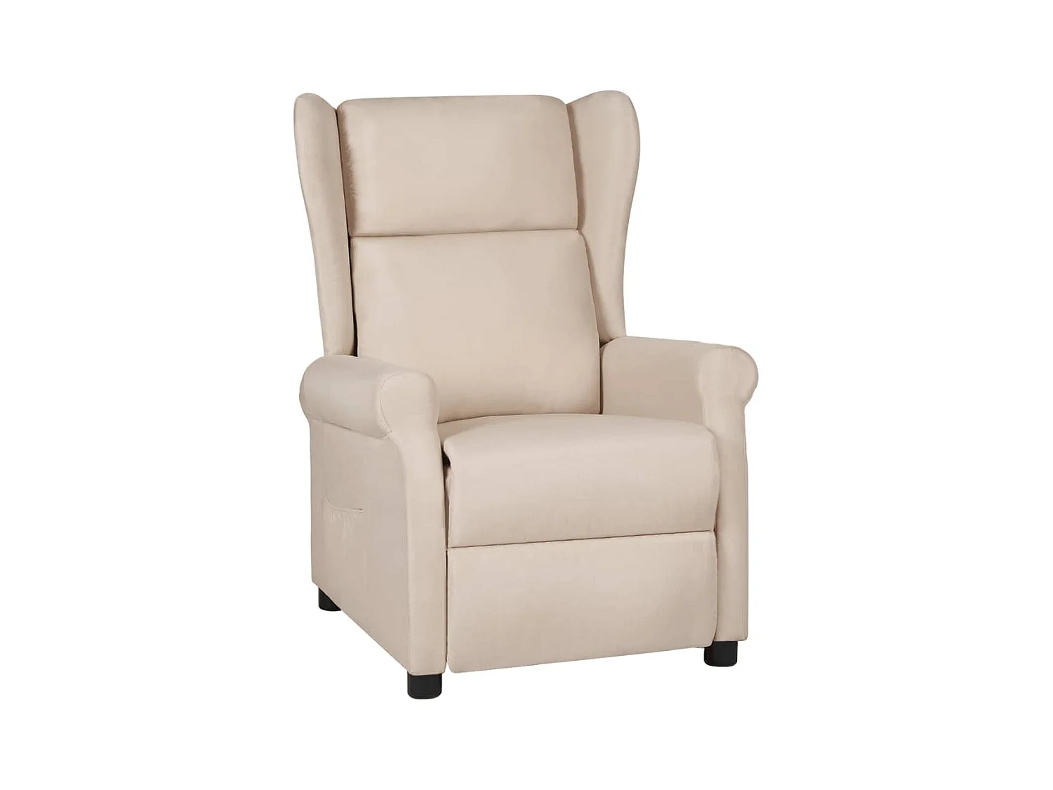 Fauteuil inclinable Crème Tissu