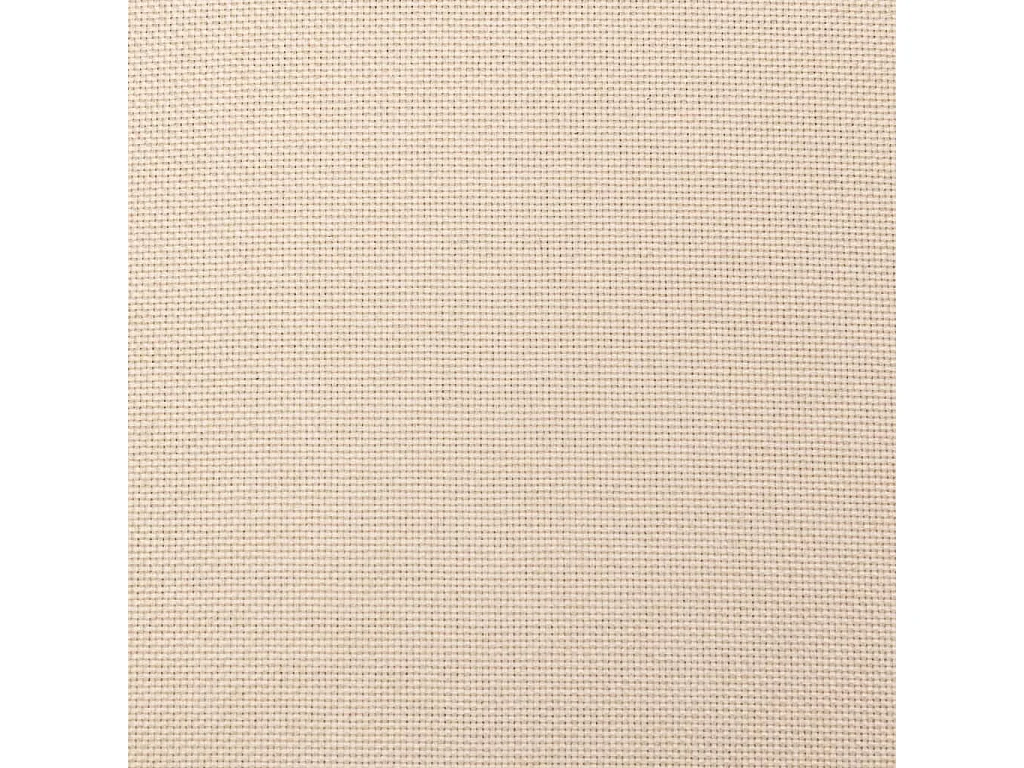 Fauteuil verstelbaar stof crèmekleurig