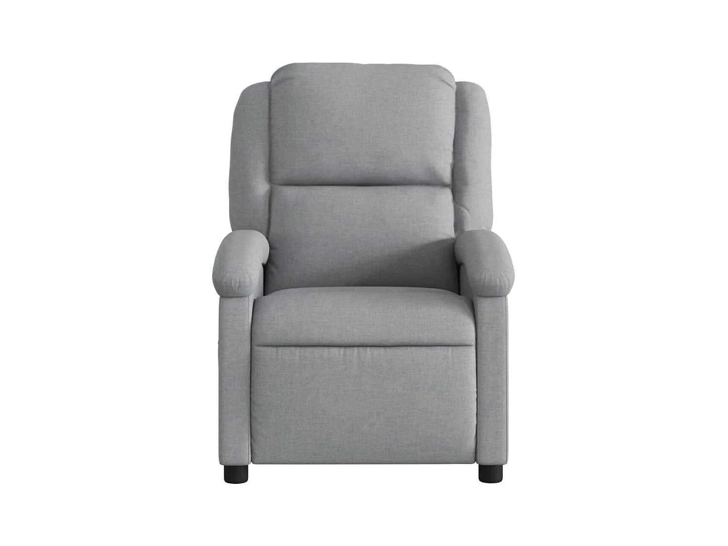 Fauteuil inclinable électrique Gris clair Tissu