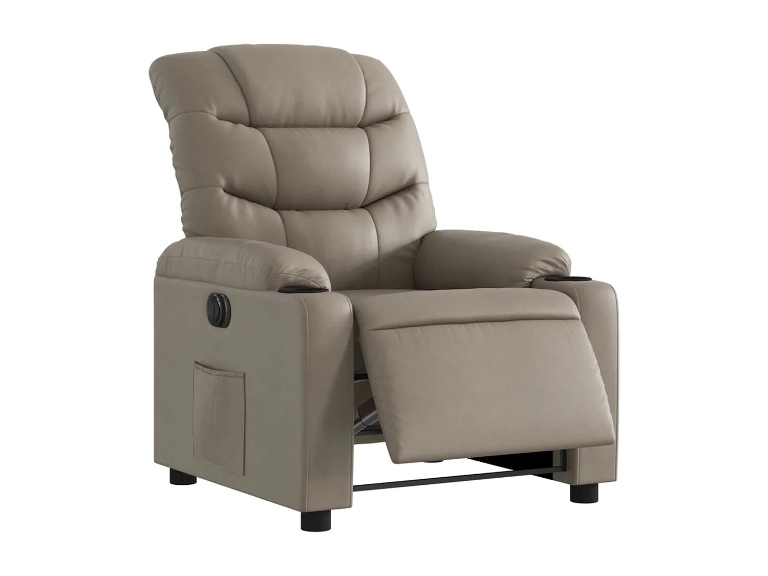 Fauteuil inclinable électrique Cappuccino Similicuir