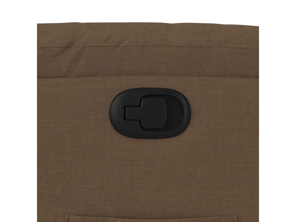 Fauteuil inclinable Marron Tissu