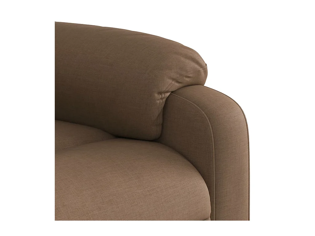 Fauteuil inclinable Marron Tissu