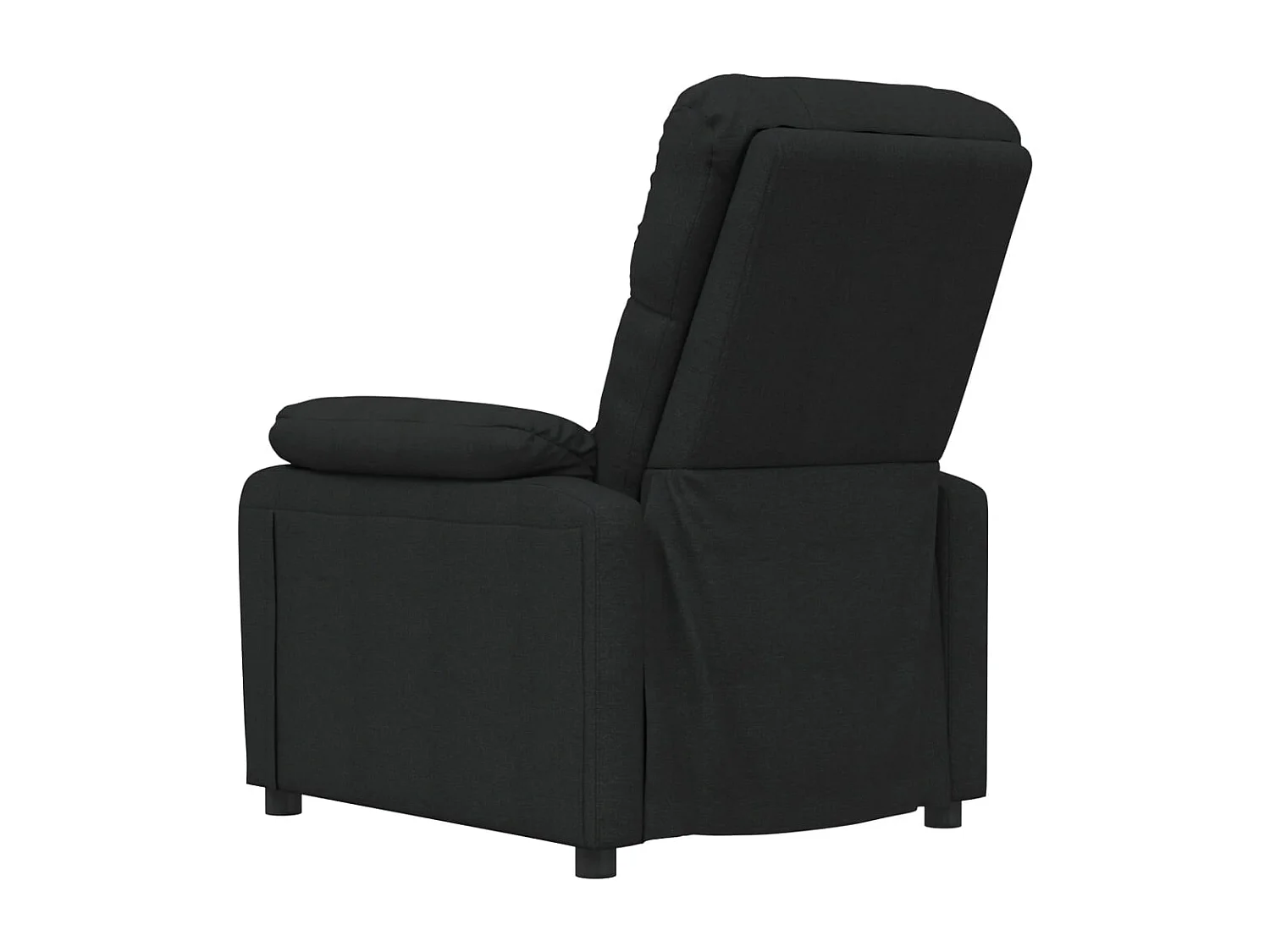 Fauteuil inclinable Noir Tissu