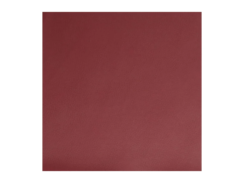 Sillón reclinable de cuero sintético rojo tinto