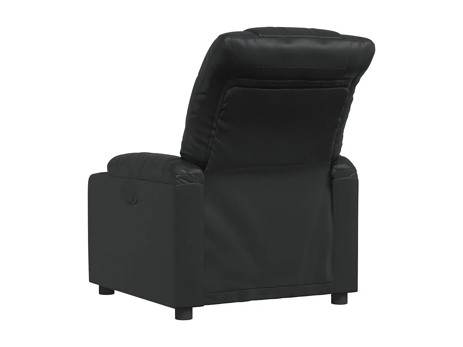 Fauteuil inclinable Noir Similicuir
