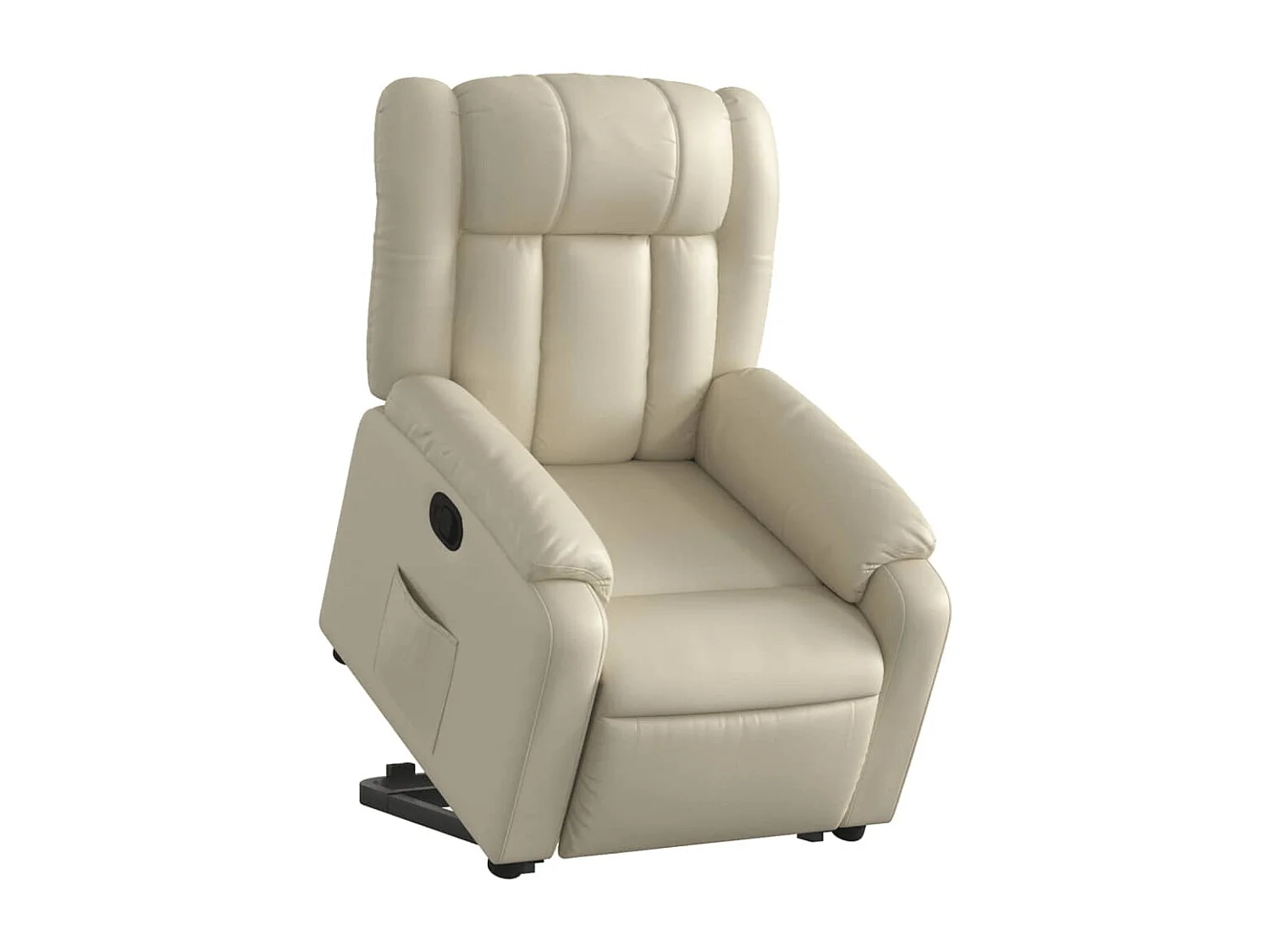 Fauteuil inclinable Crème Similicuir