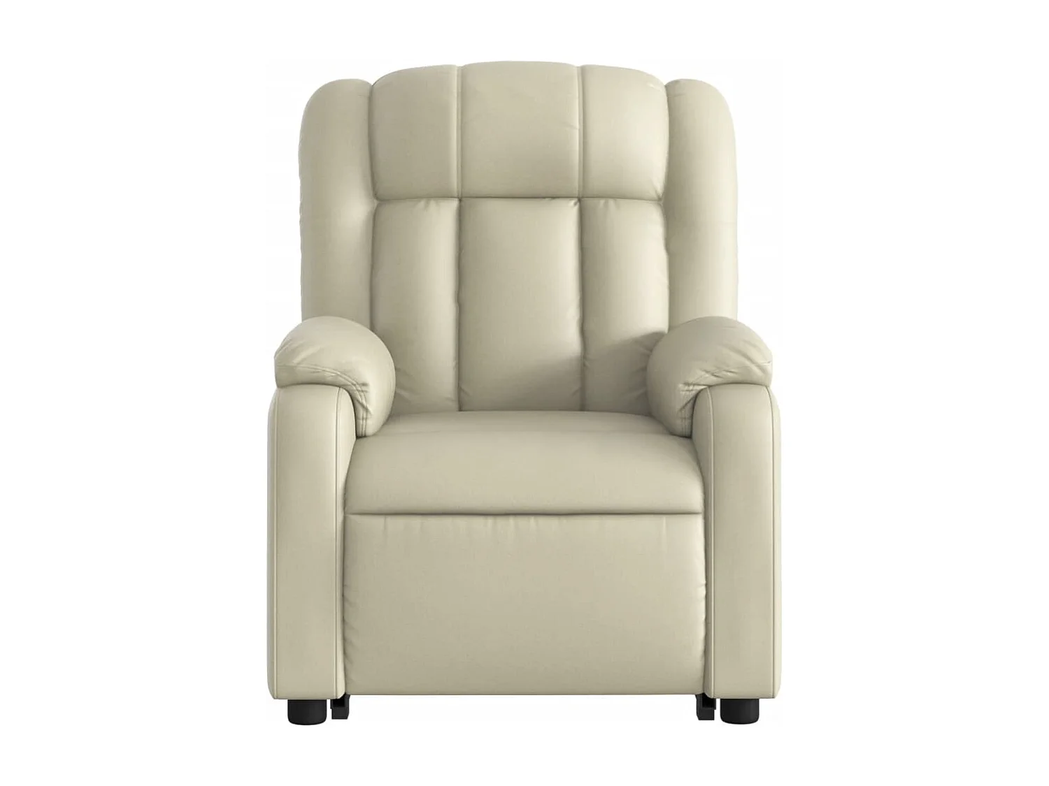 Fauteuil inclinable Crème Similicuir