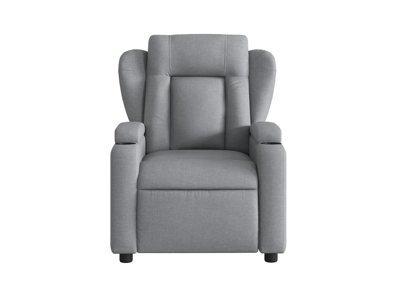 Fauteuil inclinable électrique Gris clair Tissu