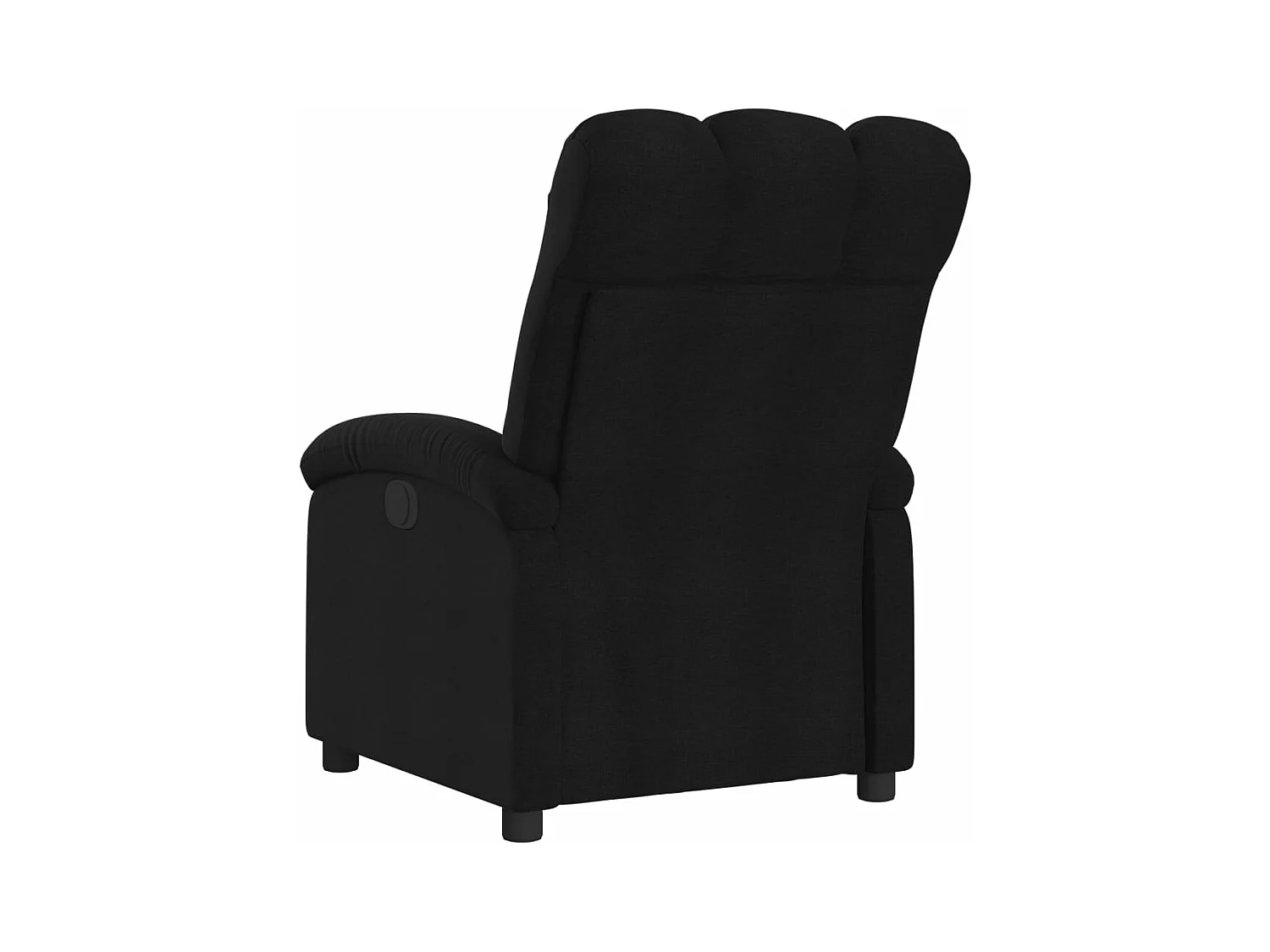 Fauteuil inclinable Noir Tissu