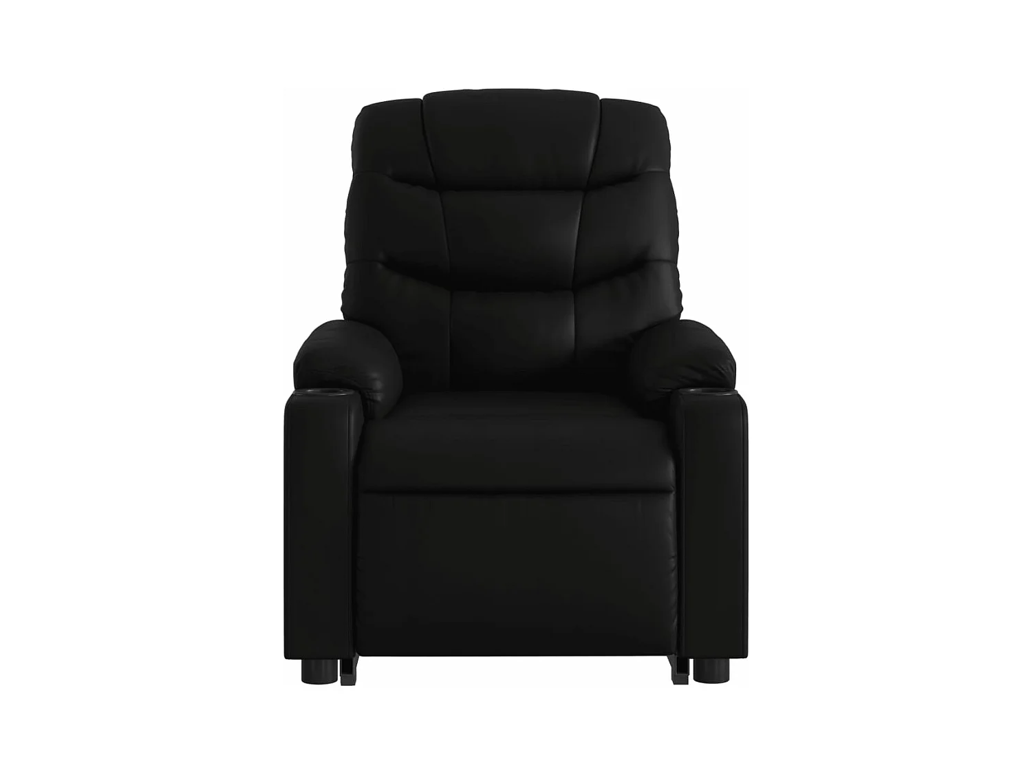 Fauteuil inclinable électrique noir similicuir