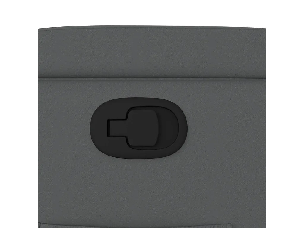 Fauteuil verstelbaar kunstleer grijs