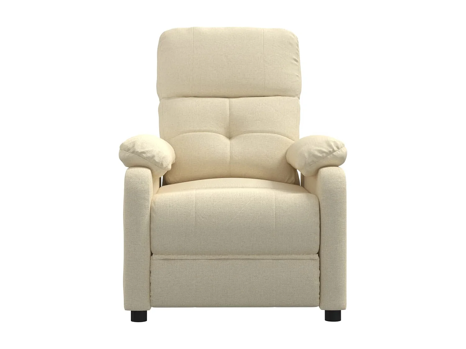 Fauteuil inclinable Crème Tissu