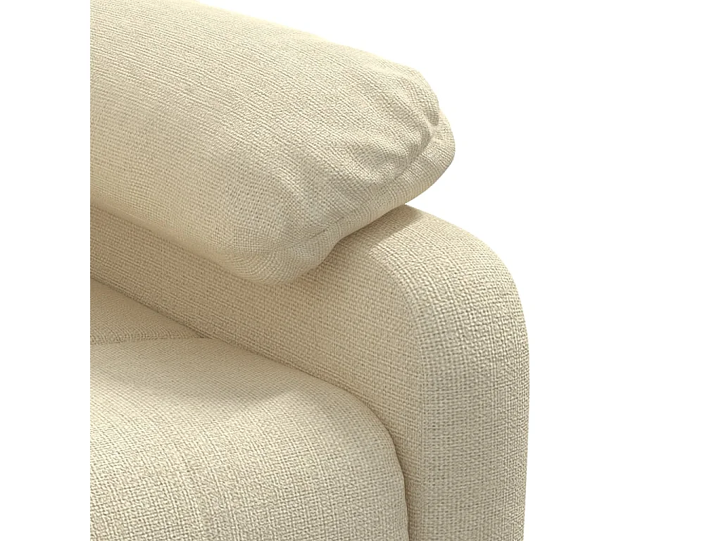 Fauteuil inclinable Crème Tissu