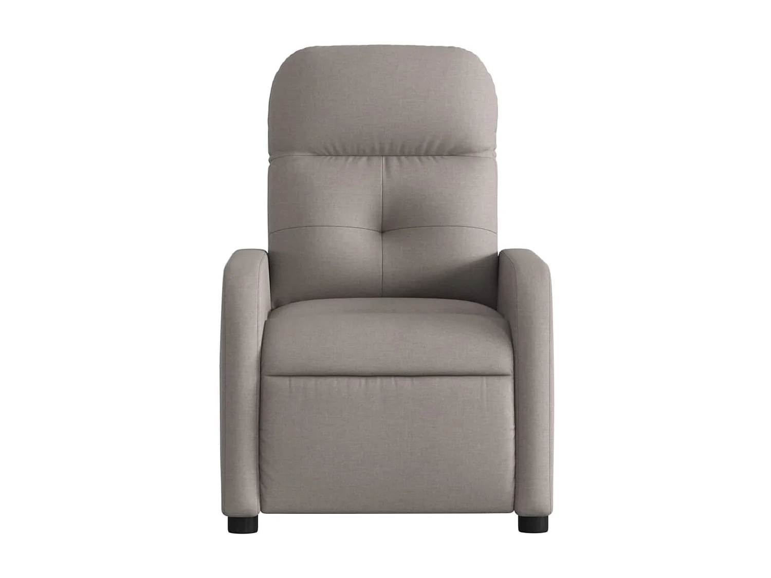 Fauteuil inclinable électrique Taupe Tissu