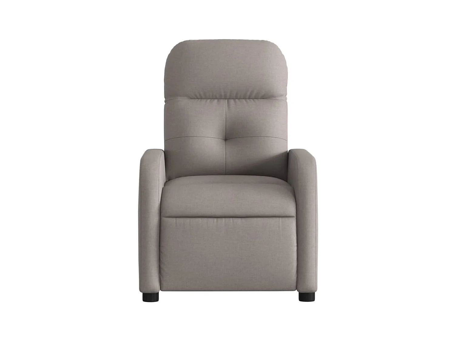 Fauteuil inclinable électrique Taupe Tissu